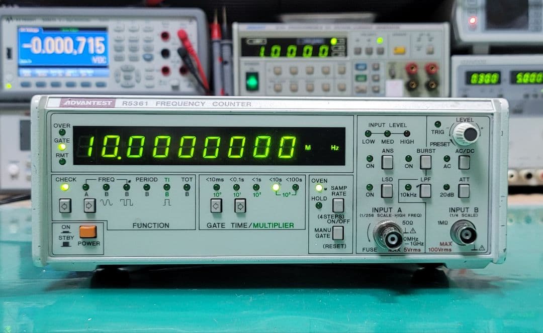 整備品 R5361FREQUENCY COUNTER 0.2mHz-1GHz
