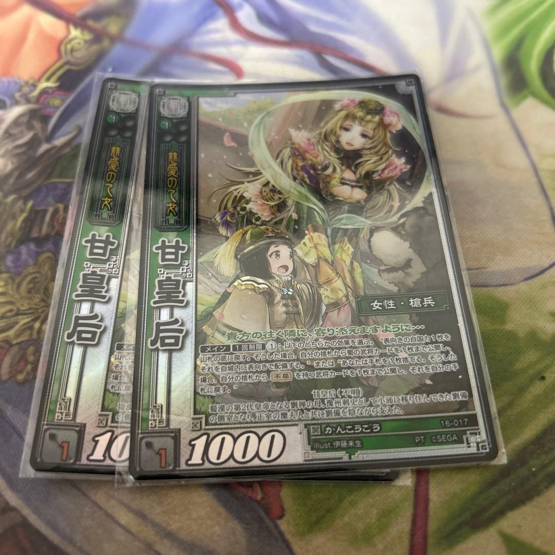 三国志大戦TCG 16弾　PT 甘皇后 2枚セット