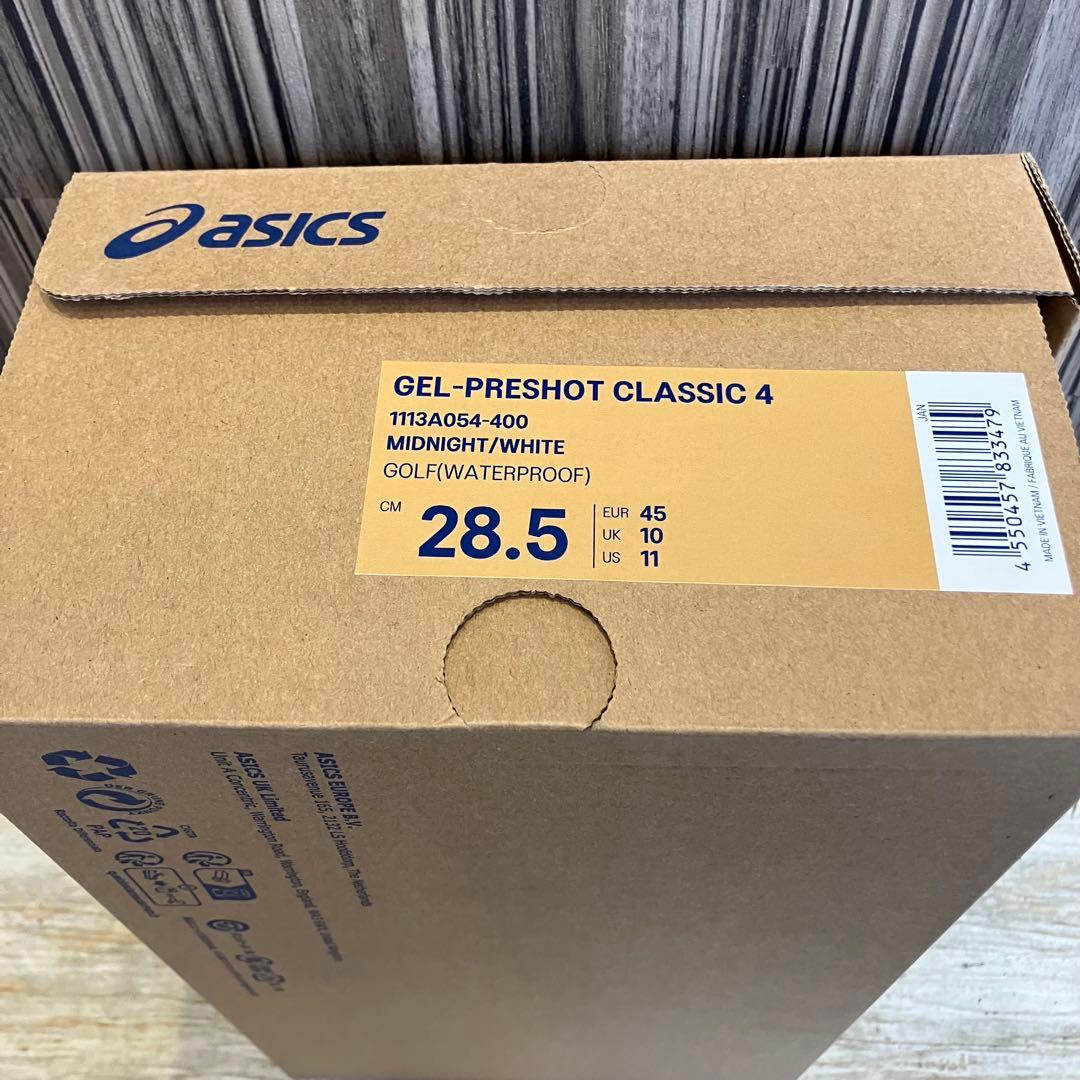 M*r様 【新品】アシックス ゴルフシューズ 28.5cm ネイビー 防水 スパ