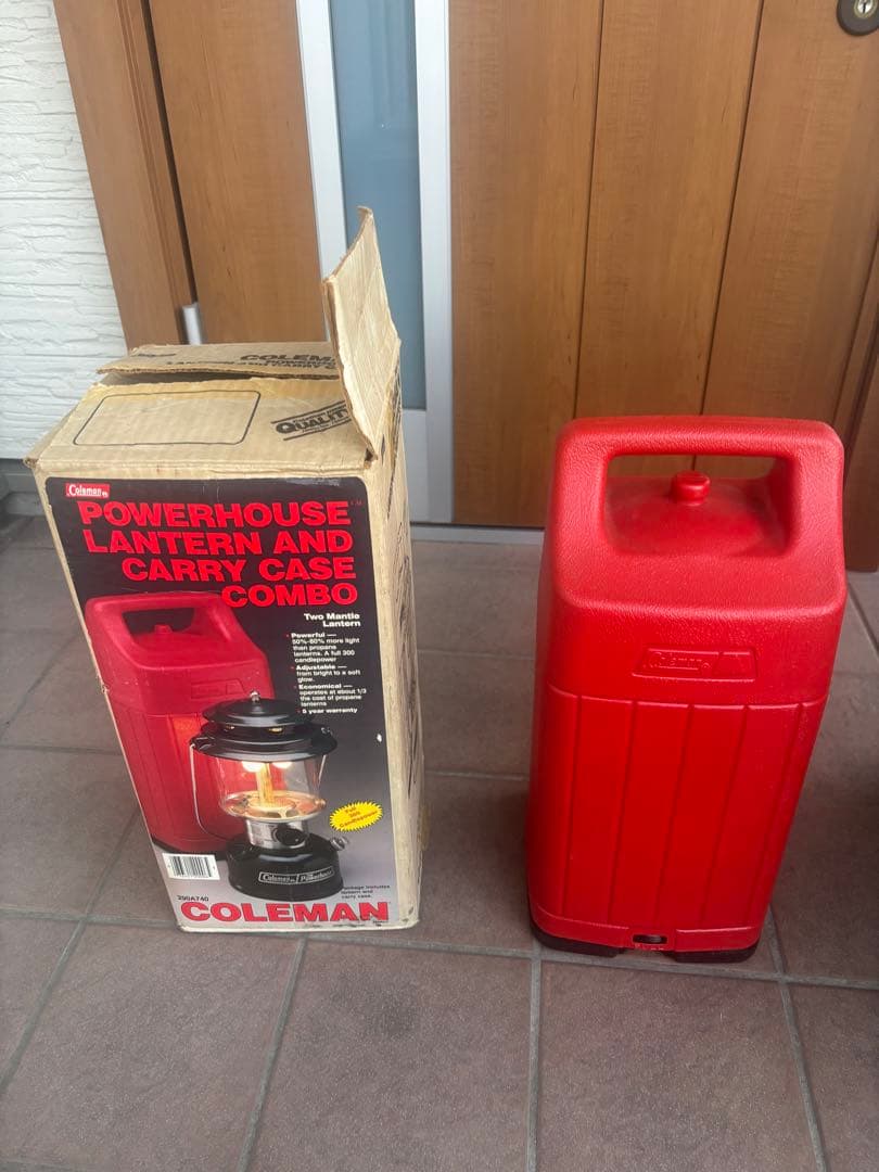 コールマンランタン　メンテナンス済み