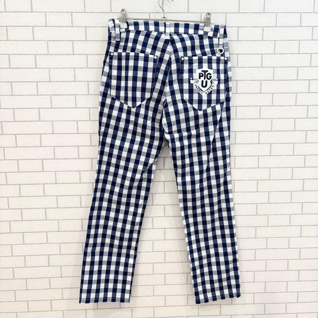 PEARLY GATES パーリーゲイツ　ギンガムチェック柄パンツ