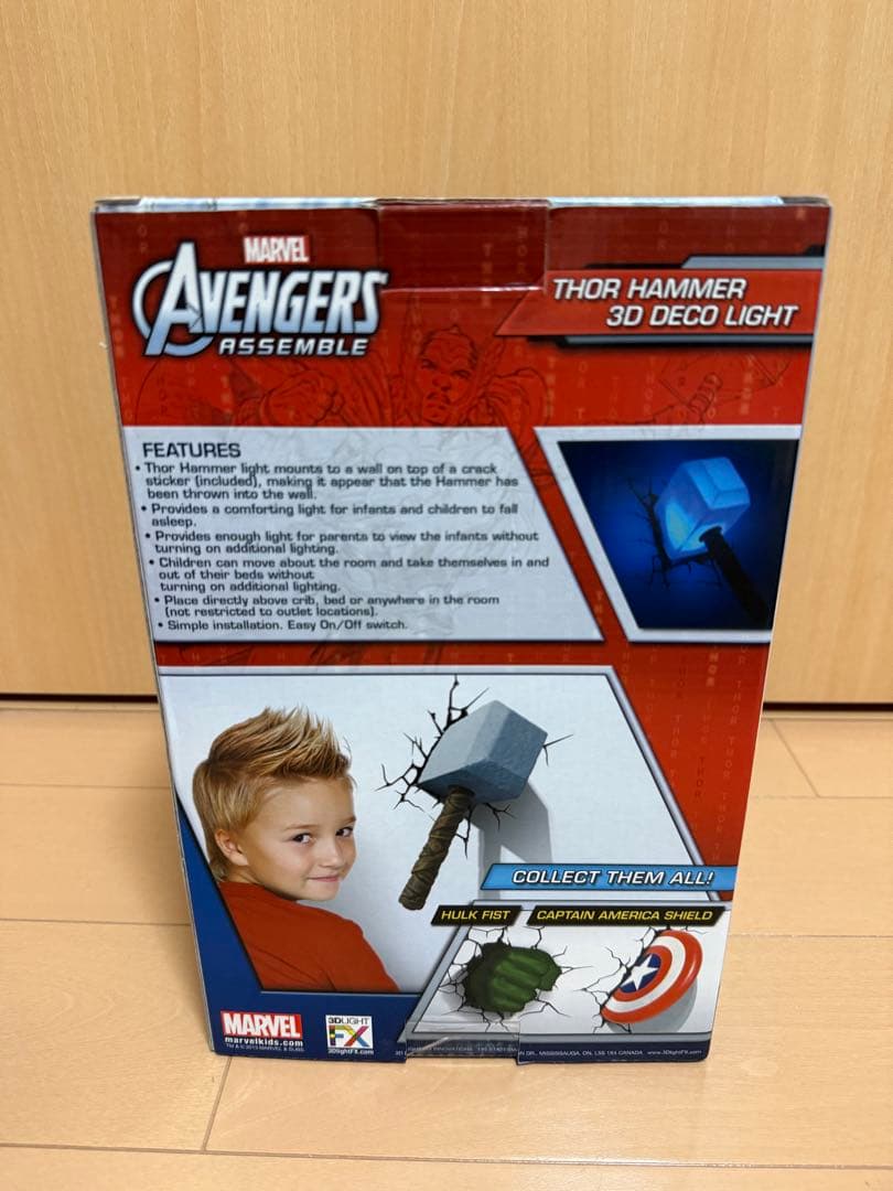 3Dデコライト/ マーベル：マイティ・ソー ムジョルニア☆