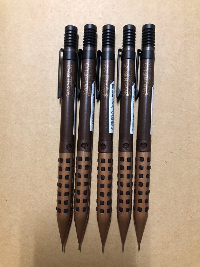 しーさー　スマッシュブラウン 軸　シャーペン Q1005-SSKS 新品　5本