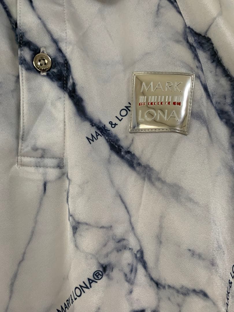 MARK & LONA マーブルポロシャツ 44