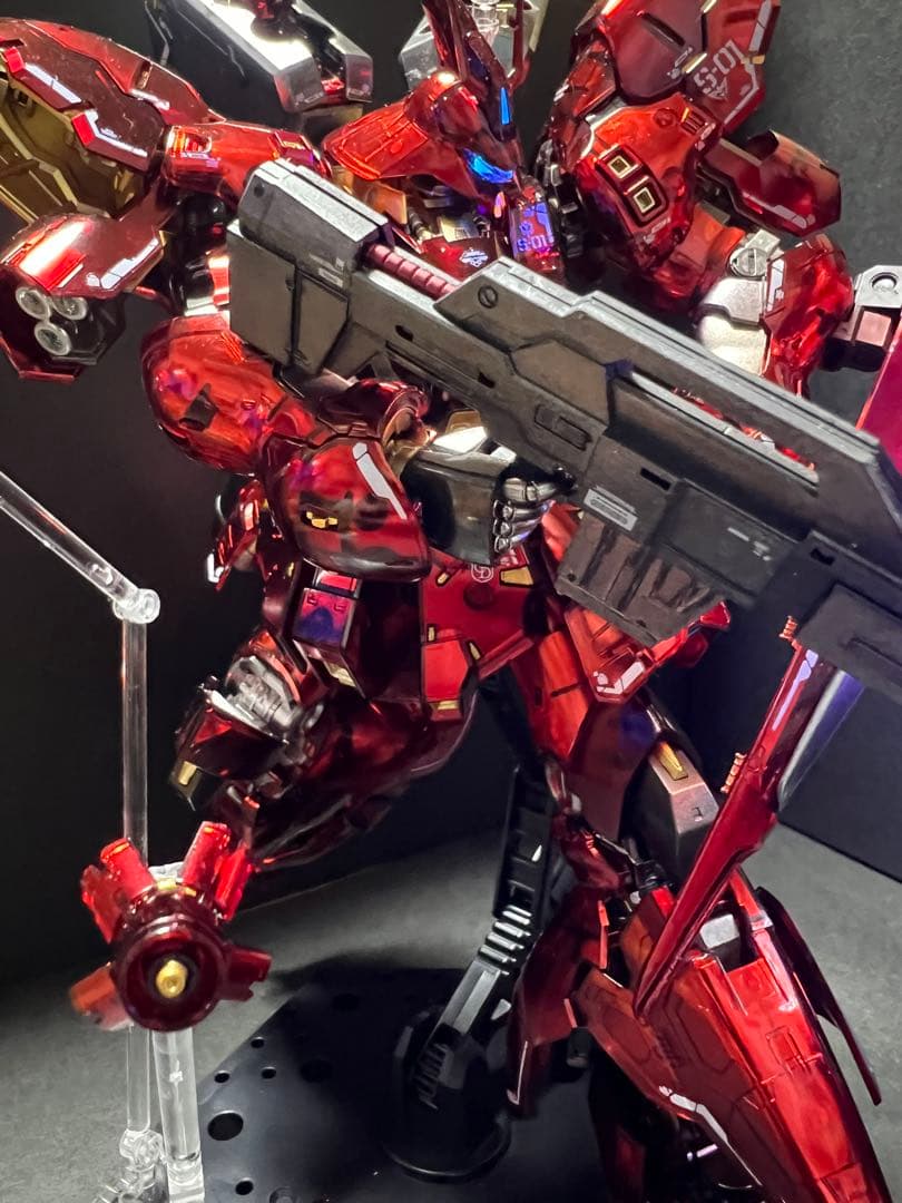 RG サザビー メカニカルコアメッキ 塗装済 完成品 ガンダムベース限定