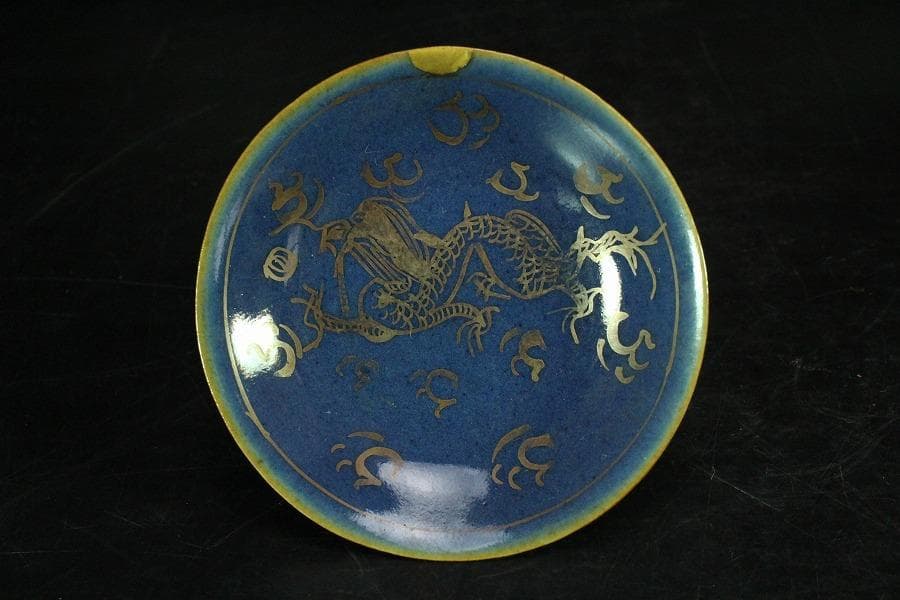 中国美術 色絵 十錦 皿 十件(K-LC764)