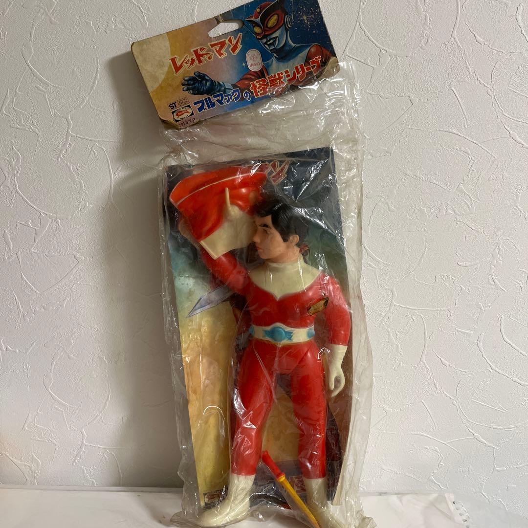 ⚠️入手困難品・超激レア　1期　レッドマン　面取れ　ブルマァク　当時物