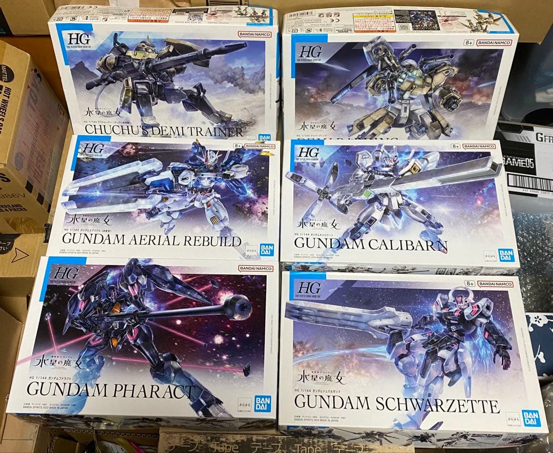 新品未組立　HG 1/144 機動戦士ガンダム　水星の魔女　 ６種セット