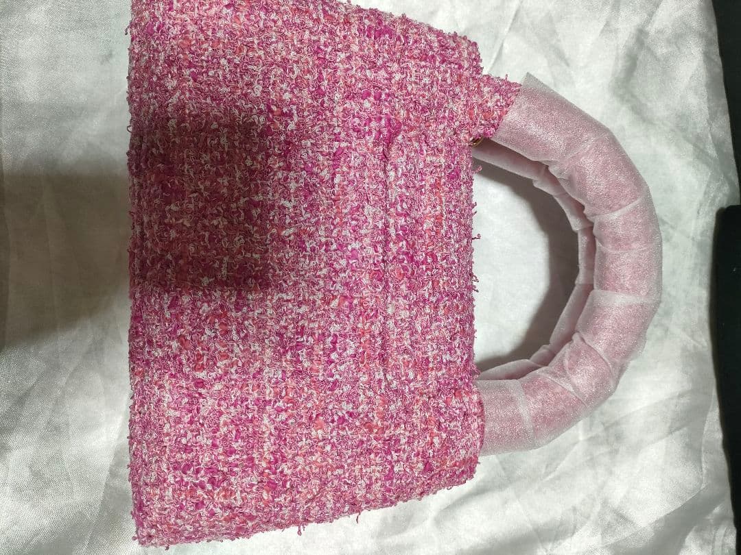CHANEL ピンク ツイード ショルダーバッグ ノベルティ