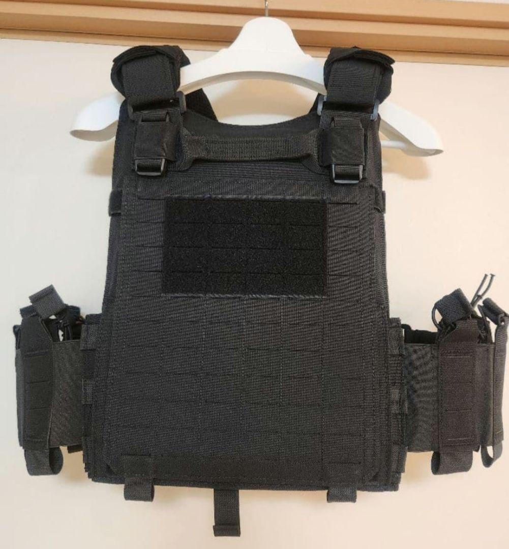 プレートキャリア、 MOELLシステム、BK、ブラック、プレキャリ