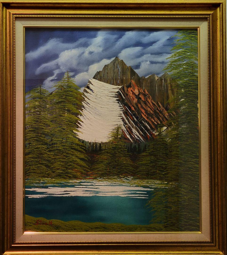 絵画 Lone Mountain