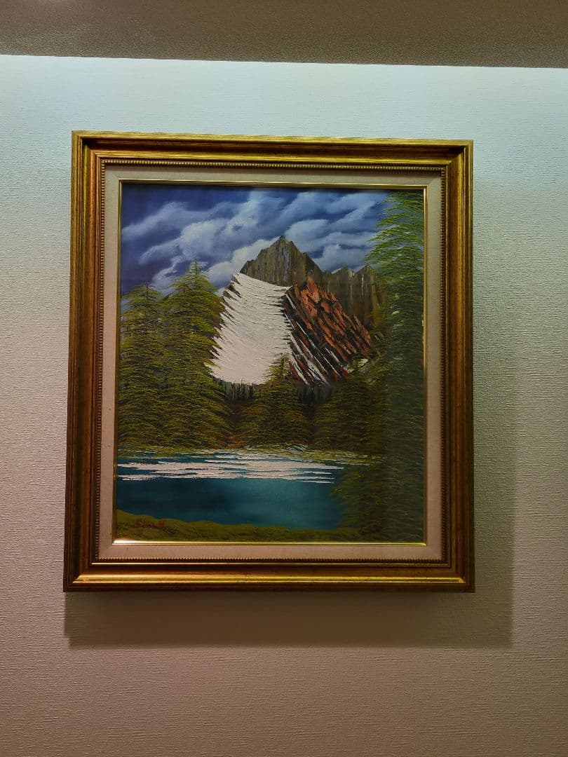 絵画 Lone Mountain