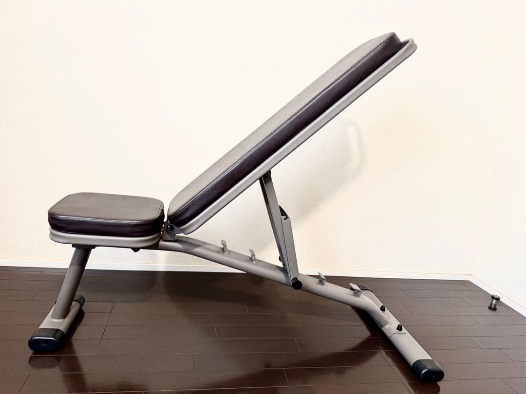 リーディングエッジ マルチポジションフラットベンチ ハイグレードモデル ブラウン