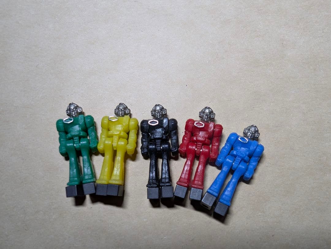 当時物 ダイアクロン隊員5体セット タカラ玩具 戦隊 超合金 ビンテージ　レトロ