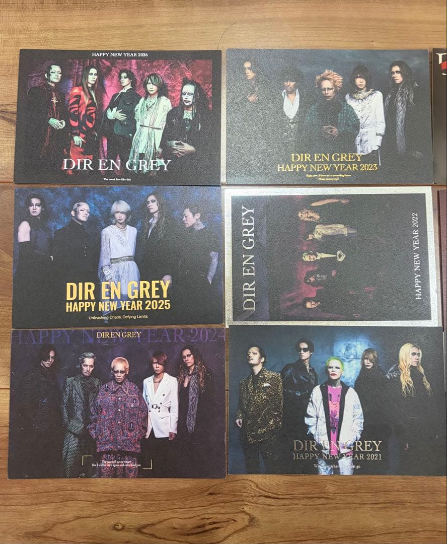 DIR EN GREY 2026〜2016 年賀状11枚