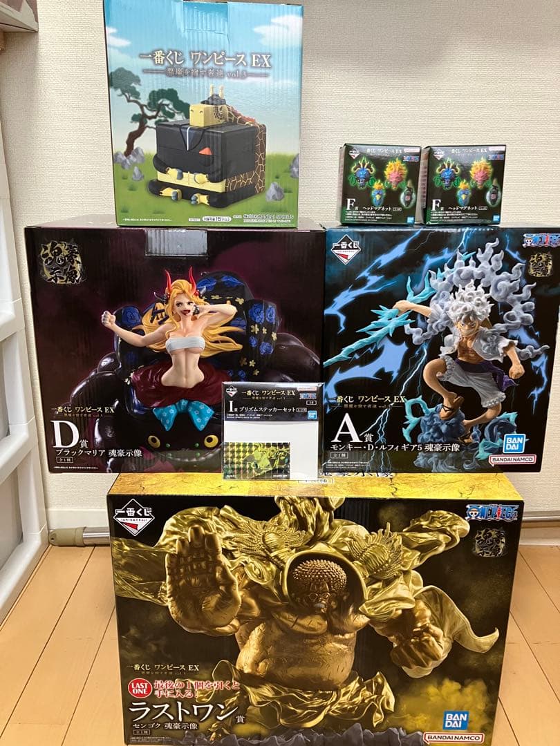 一番くじ　ワンピース　EX 悪魔を宿す者達　フィギュア　5種セット