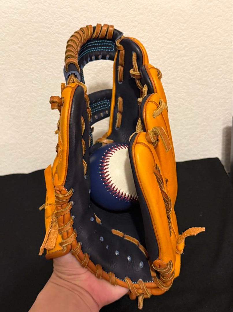 久保田スラッガー 軟式オーダーグラブ 小型内野手用 福岡支店型付け