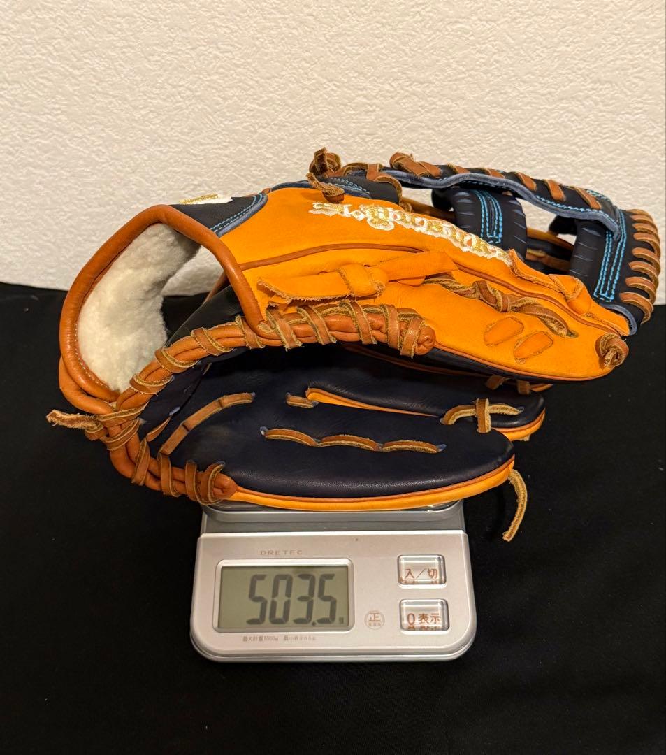 久保田スラッガー 軟式オーダーグラブ 小型内野手用 福岡支店型付け