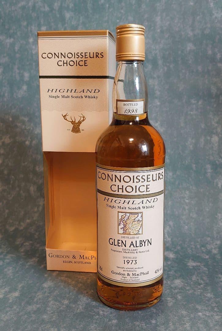 【閉鎖蒸留所】グレンアルビン/コニサーズチョイス25年　ゴードン＆マクファイル