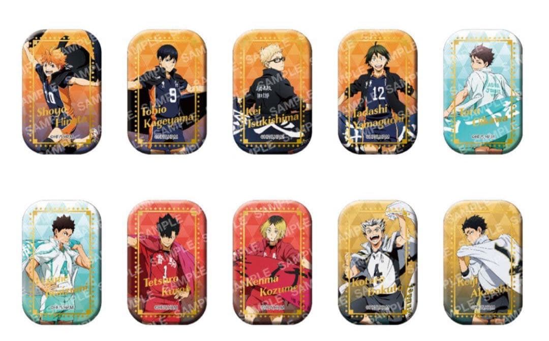 セブンネット限定　ハイキュー　スクエア缶バッジBOX（横断幕第1弾）新品未開封