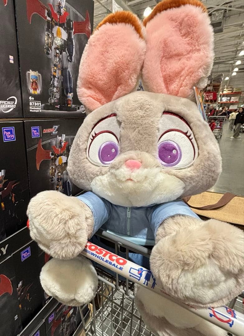 ズートピア 2 ぬいぐるみ　ジュディ　コストコ ブランケット入り　大50cm