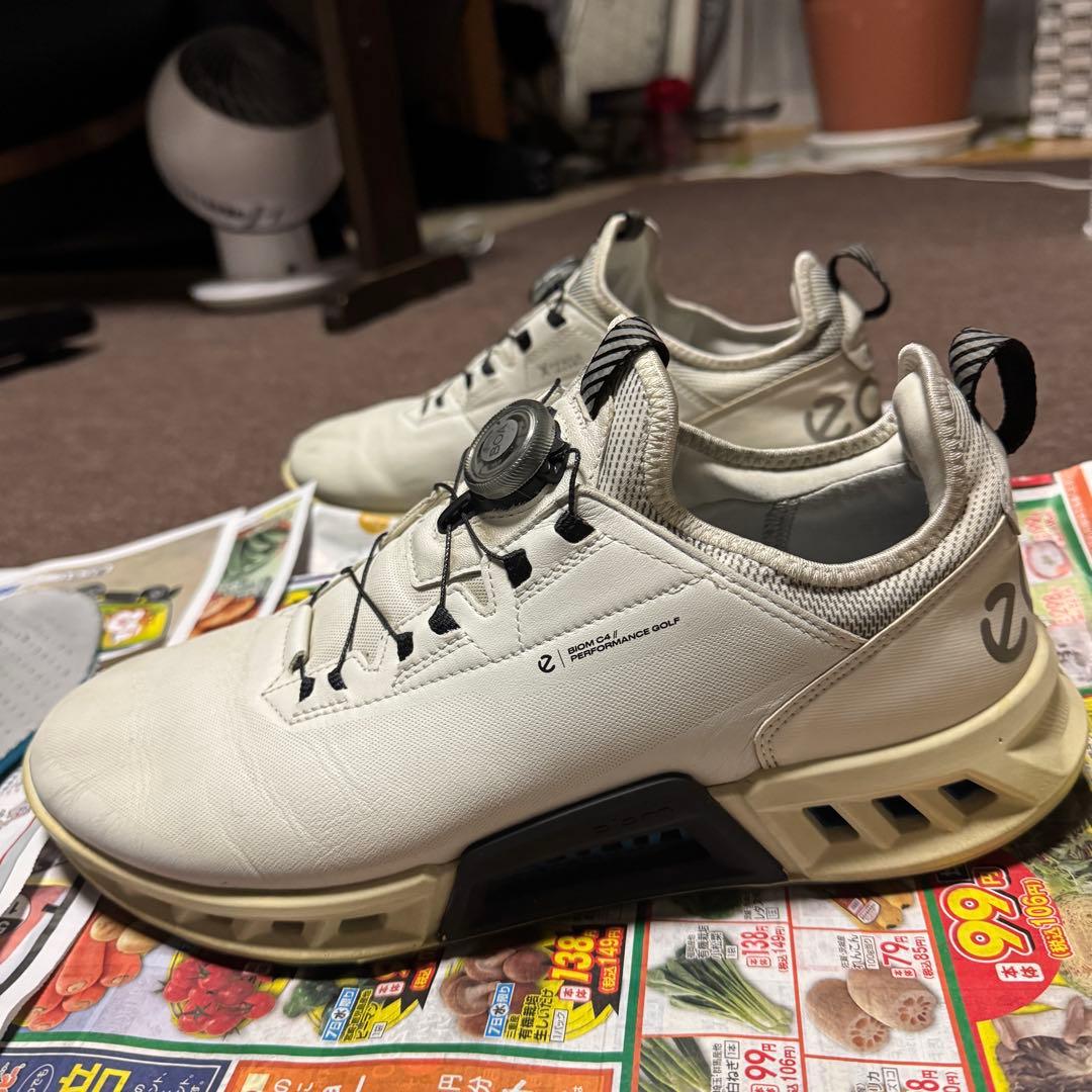 値下げ！ECCO ゴルフシューズ GORE-TEX ホワイト