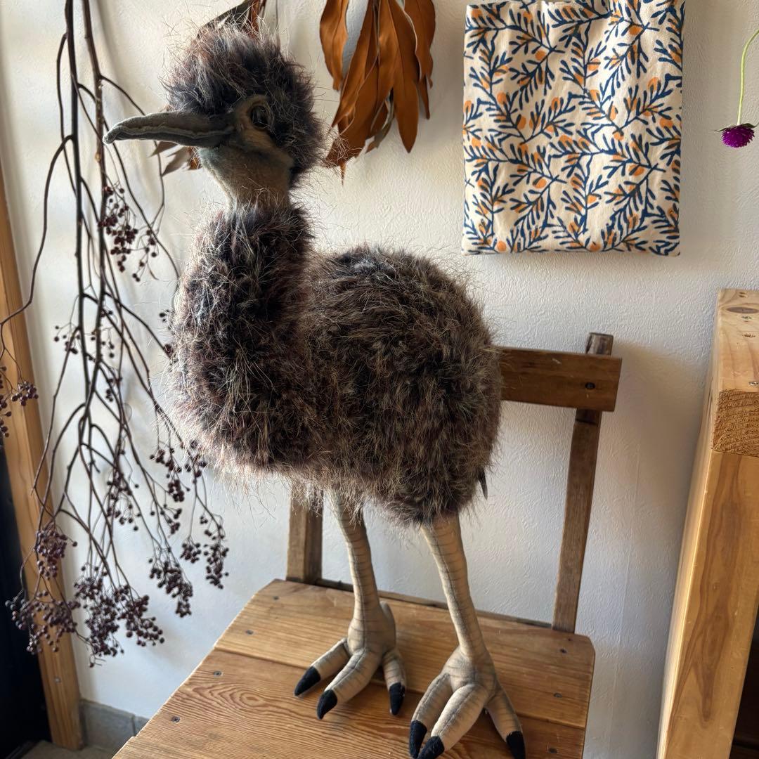 希少 HANSA エミュー ぬいぐるみリアルアニマル