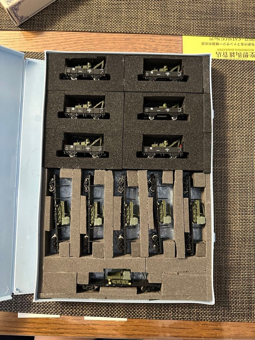 Nゲージ 自衛隊機材輸送列車(2009) 自作品