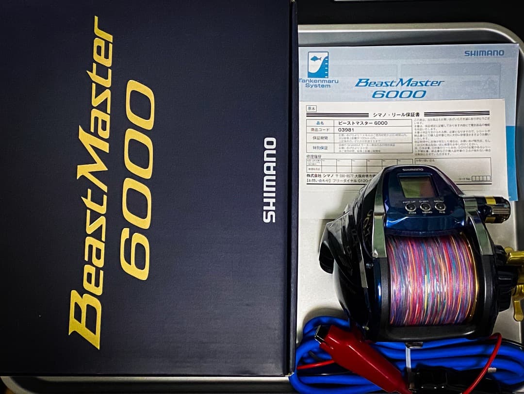 シマノ19 ビーストマスター 6000 中古 美品 使用時間38.5時間