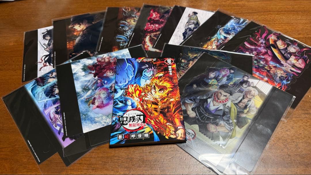 鬼滅の刃鬼滅シアタークリアスタンド全11種+リバイバル煉獄零巻コンプW入場者特典