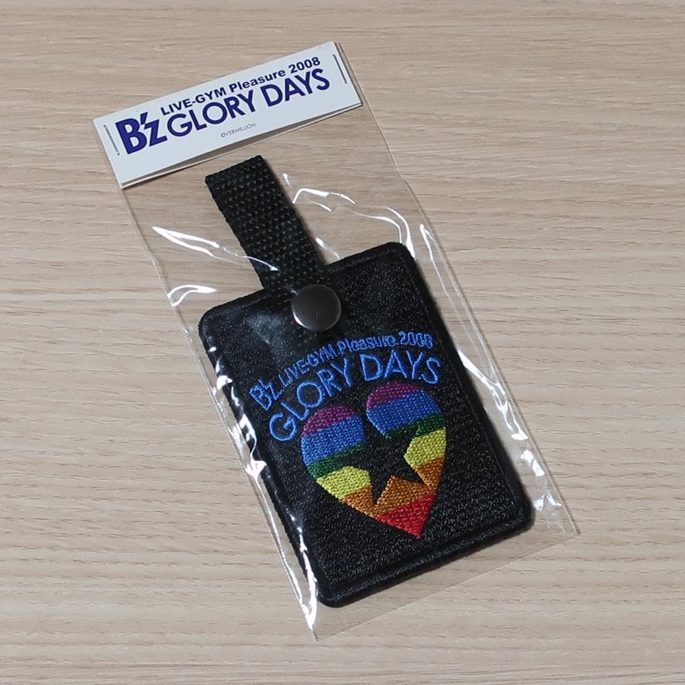 ツアーバゲージタグ B'z GLORY DAYS 2008 公式グッズ バゲッジ