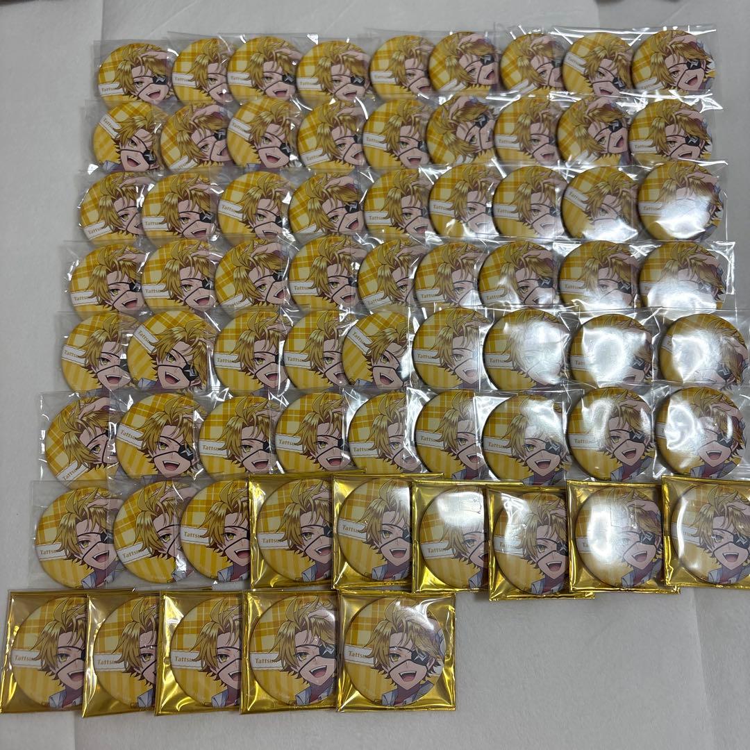 カラフルピーチ　たっつん　ぱらぴち缶バッチ