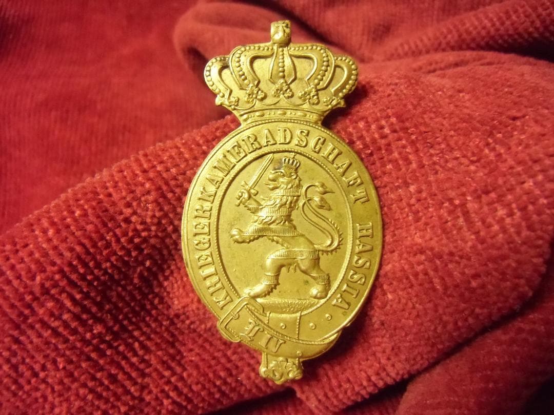 W帝政ドイツ軍/プロイセン王国＊ハッシア戦友会メンバーバッジ/章（実物）