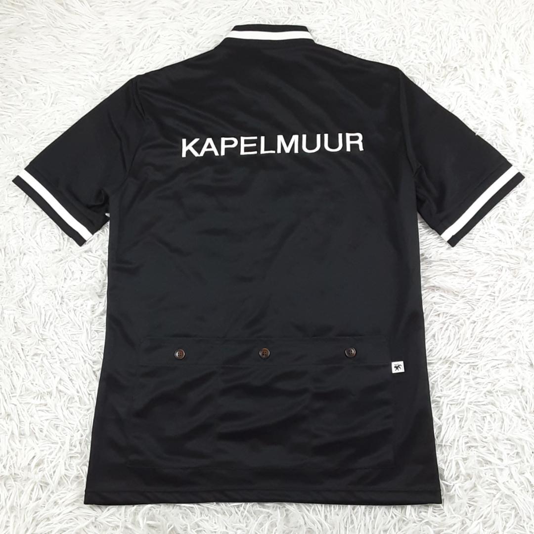 美品◎カペルミュール サイクルジャージ ブラック 黒 半袖 2点セット