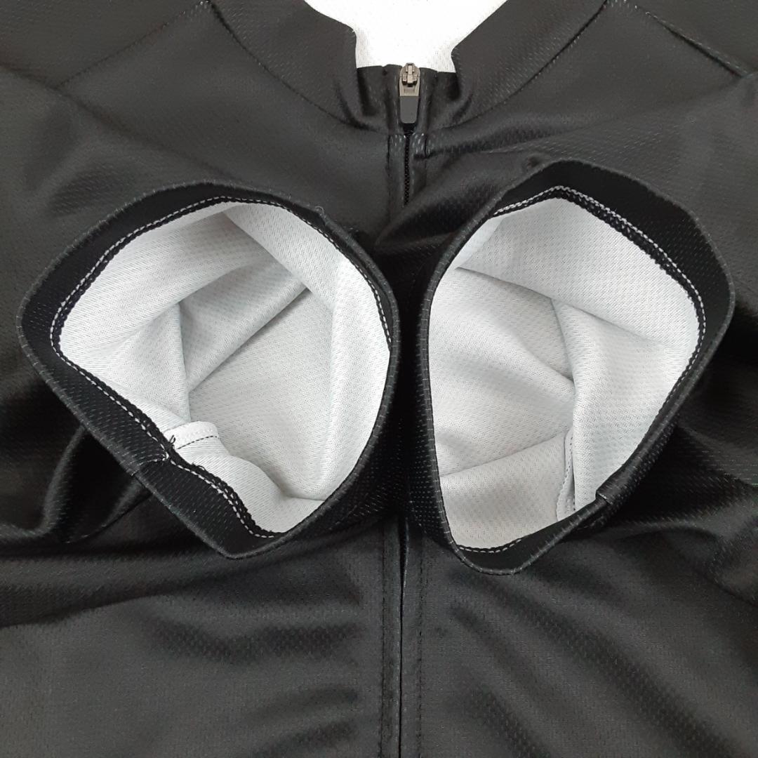 美品◎カペルミュール サイクルジャージ ブラック 黒 半袖 2点セット