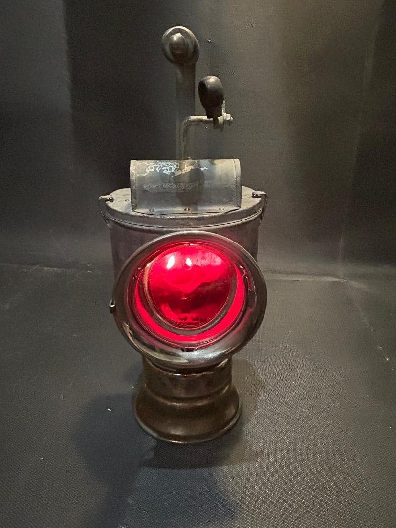 カーバイトランプ実機 磯村産業 みつびし信号燈