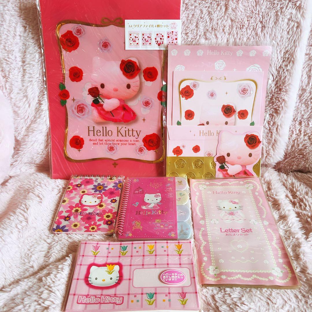 希少レア　ハローキティ　ハナ　平成レトロ　レターセット　メモ　ファイル　ノート