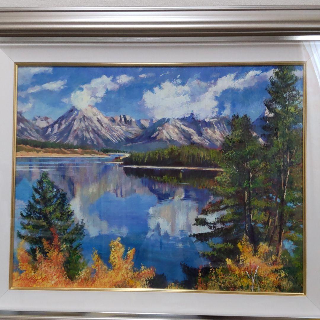 絵画　ディビド・ロイド・グローバー◇純粋なブルー