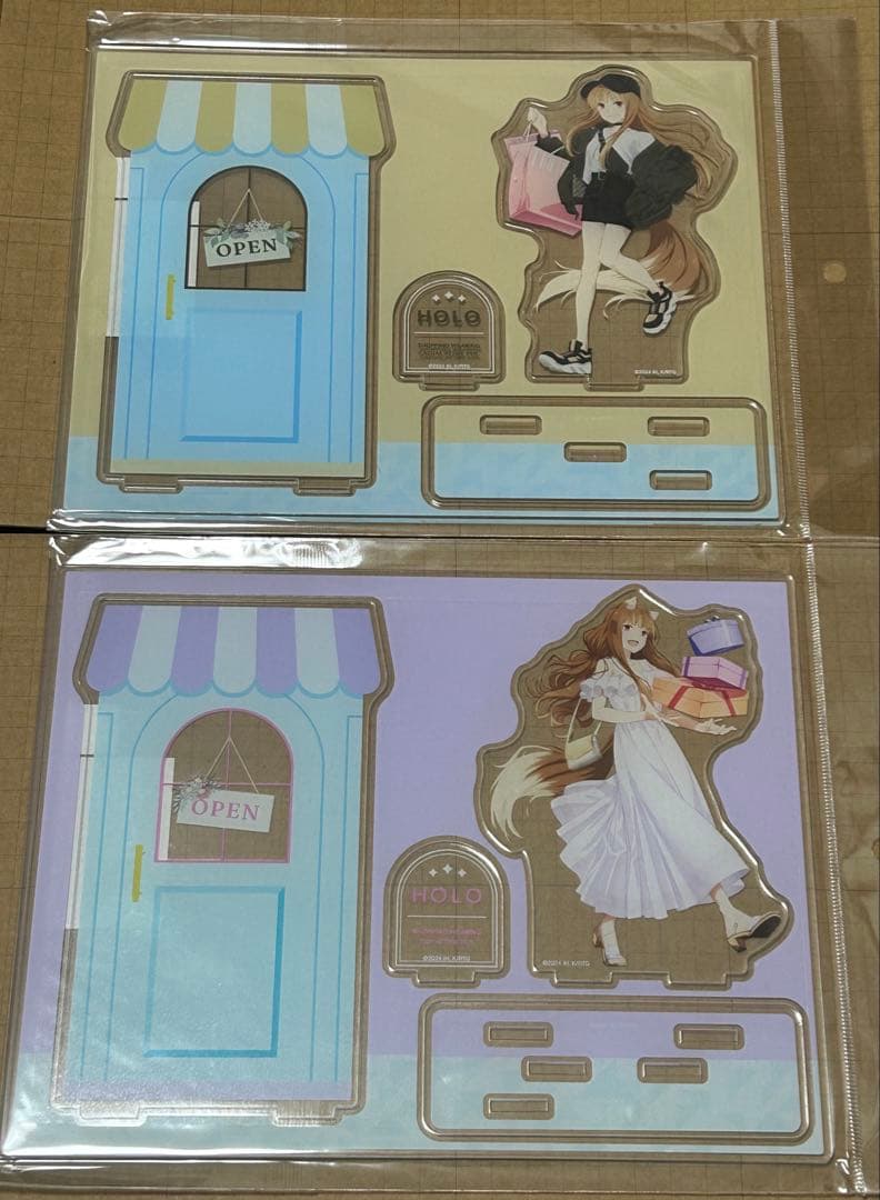 狼と香辛料 オンライン ドロードローくじ B賞 ホロ アクリルジオラマ 全2種