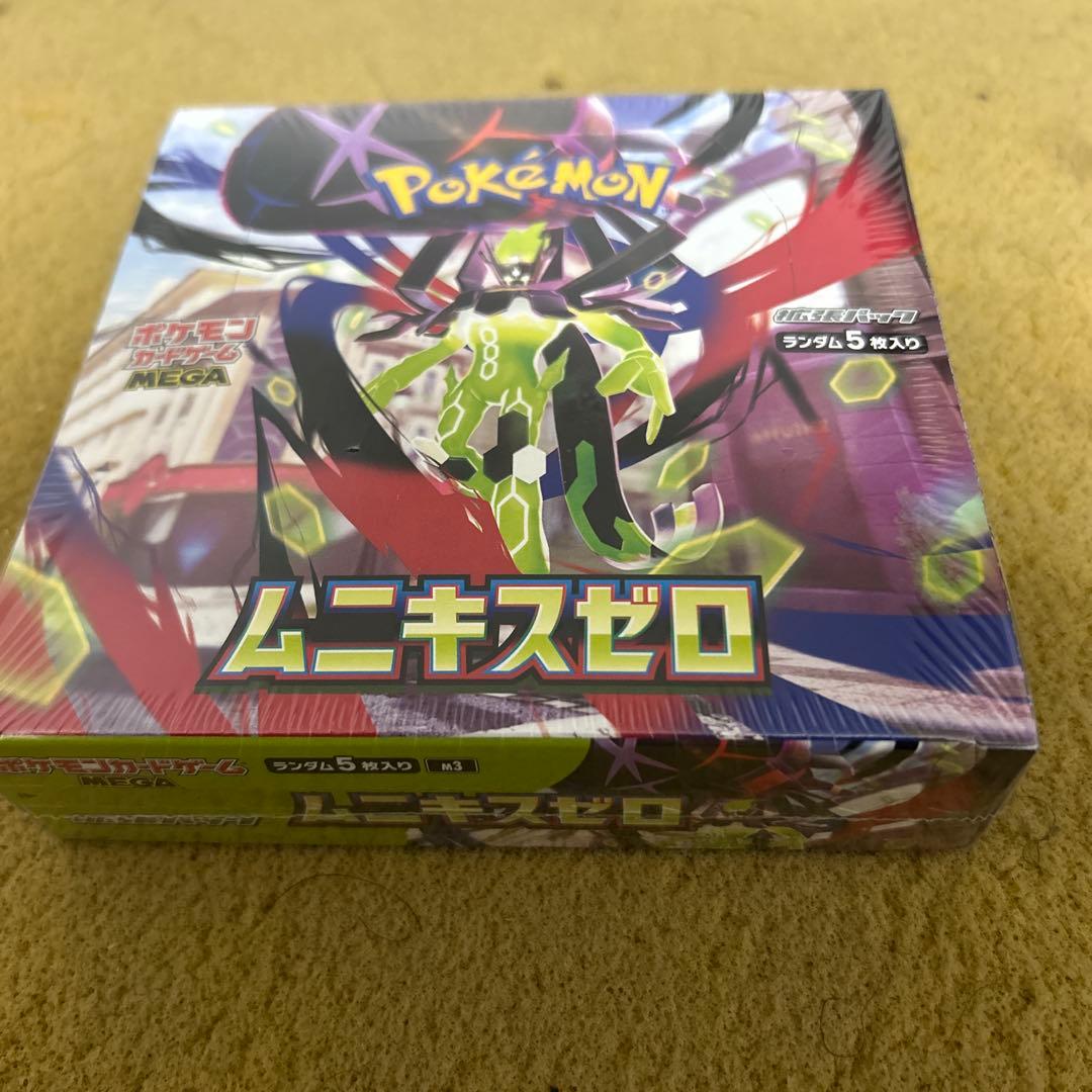 フ*ジ様 ポケモンカードゲームムニキスゼロ 5パック入り 1BOXシュリンク付き