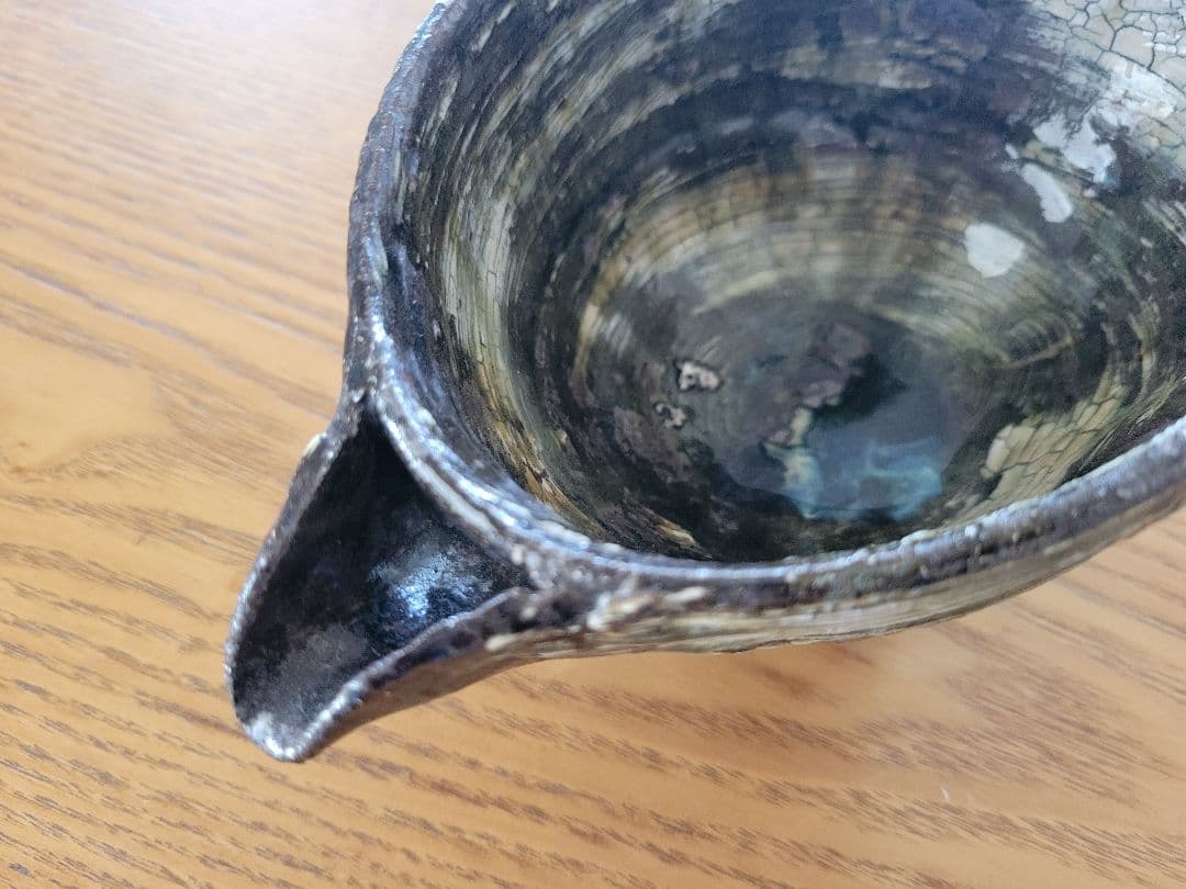 唐津焼　刷毛目　片口酒器