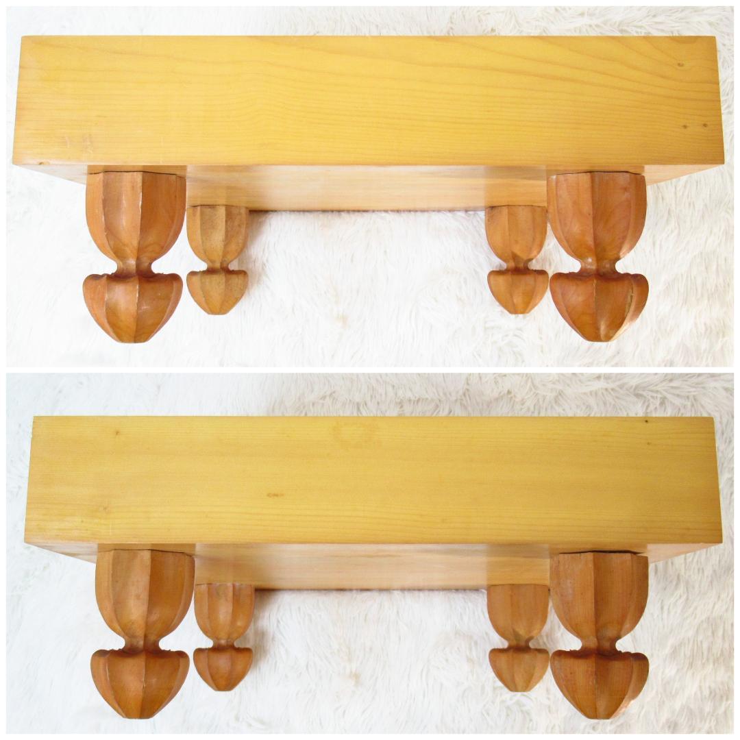 高級 本榧 碁盤 囲碁盤 柾目 ハギ盤 5枚継 厚さ8.6cm 2寸8分 脚付き