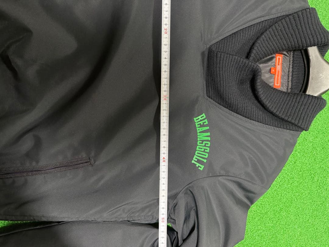 BEAMS GOLF 中綿ブルゾンS ブラック ビームスゴルフ