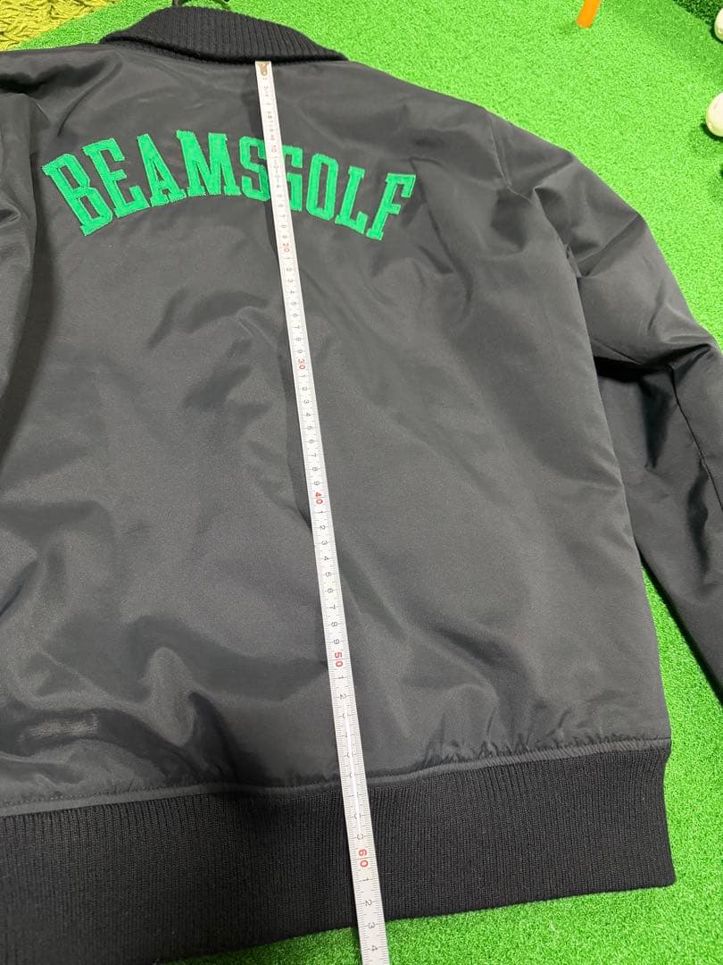 BEAMS GOLF 中綿ブルゾンS ブラック ビームスゴルフ
