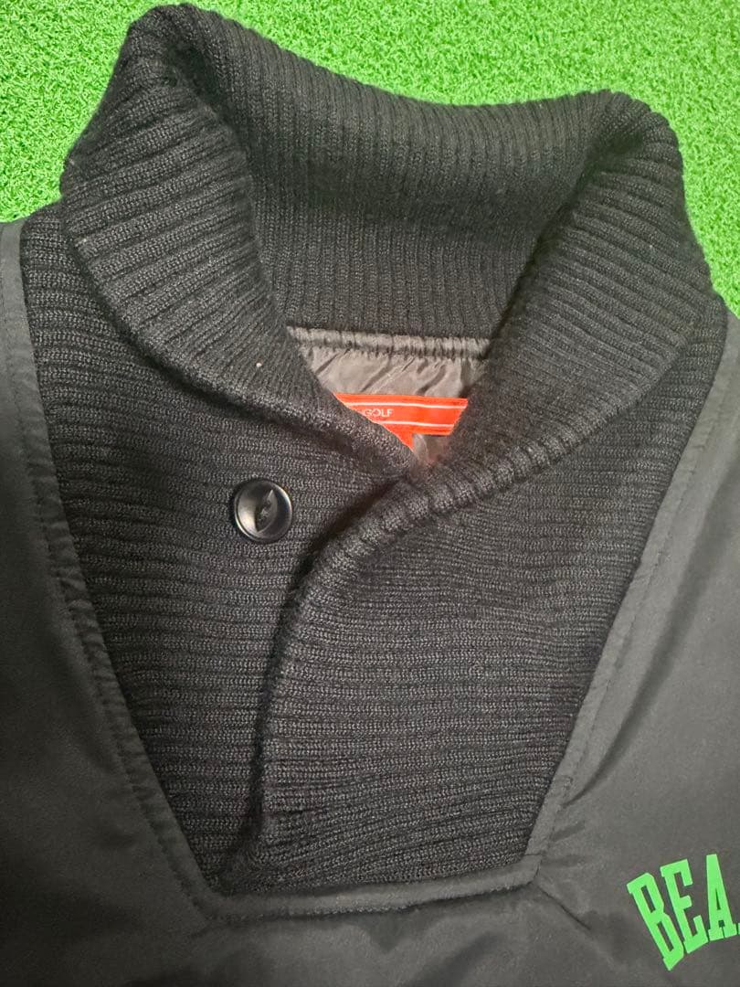 BEAMS GOLF 中綿ブルゾンS ブラック ビームスゴルフ