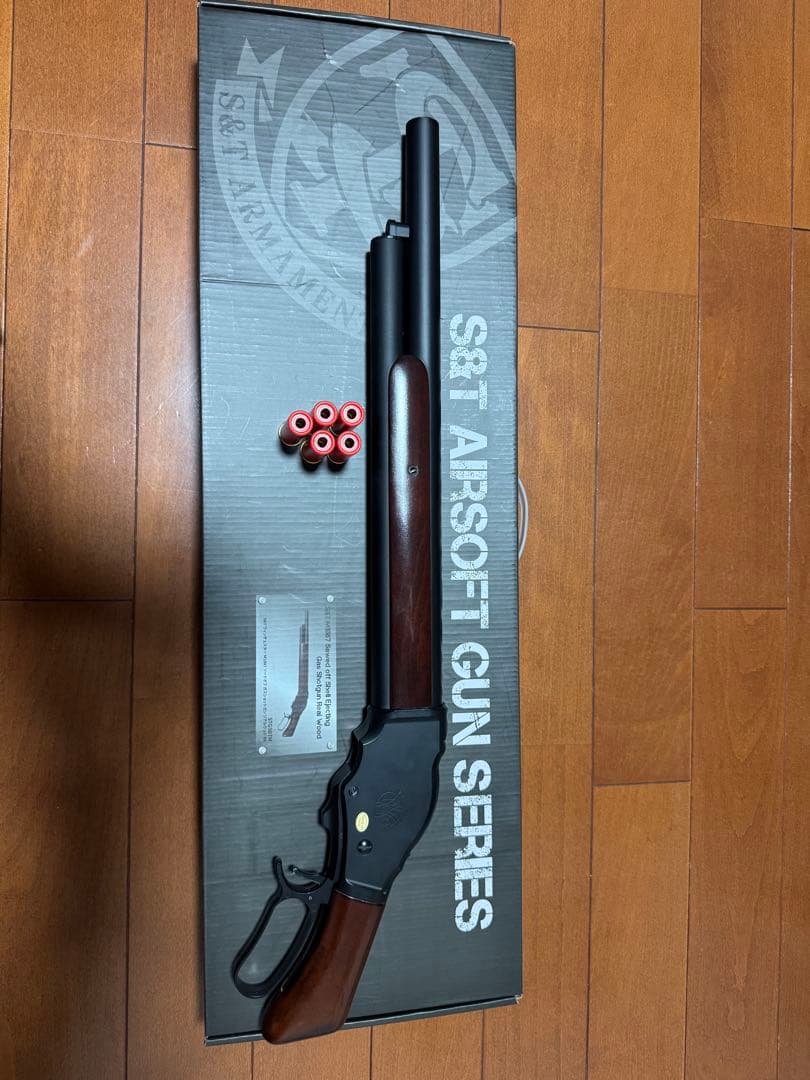 S&T M1887 ガスショットガン リアルウッド