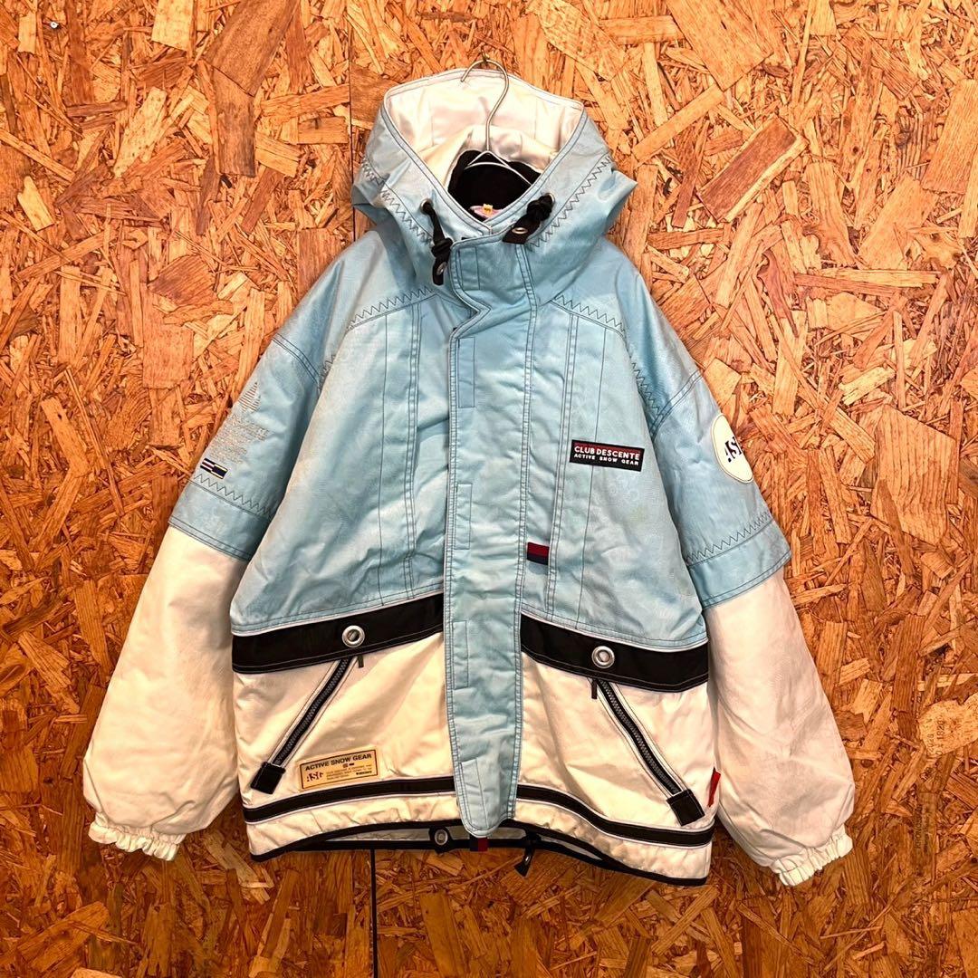 DESCENTE スノーウェア ジャケット スキー スノボ スカイブルー
