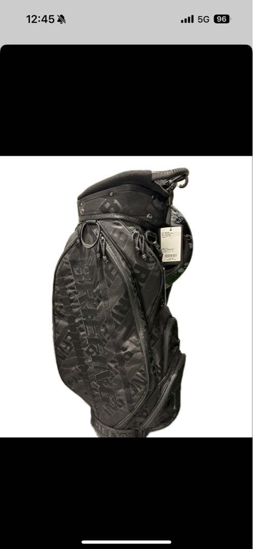 BRG311D06 ブラック ゴルフバッグ　ブリーフィング