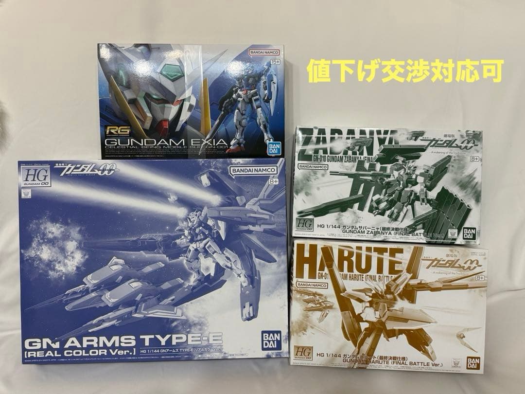 HG GN ARMS TYPE-E サバーニャ ハルートRGエクシア　セット