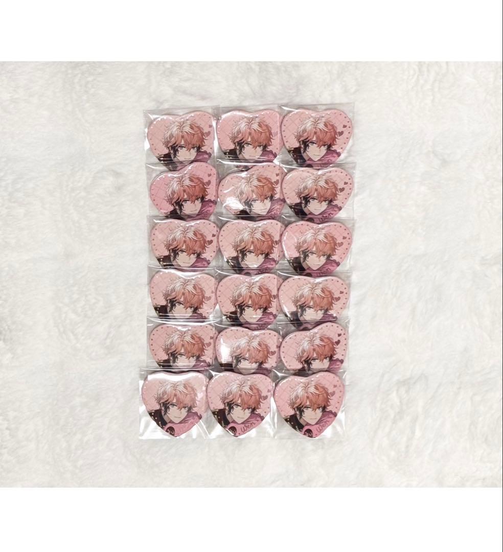 赤城ウェン｜Melty Valentine ハート型缶バッジ